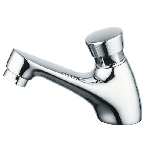 self-closing<br>basin tap