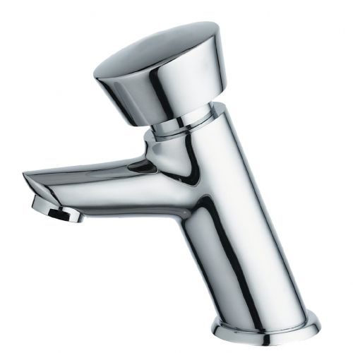self-closing<br>basin tap