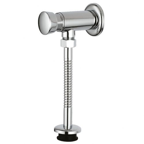 urinal flush w/ rigid flexible pipe