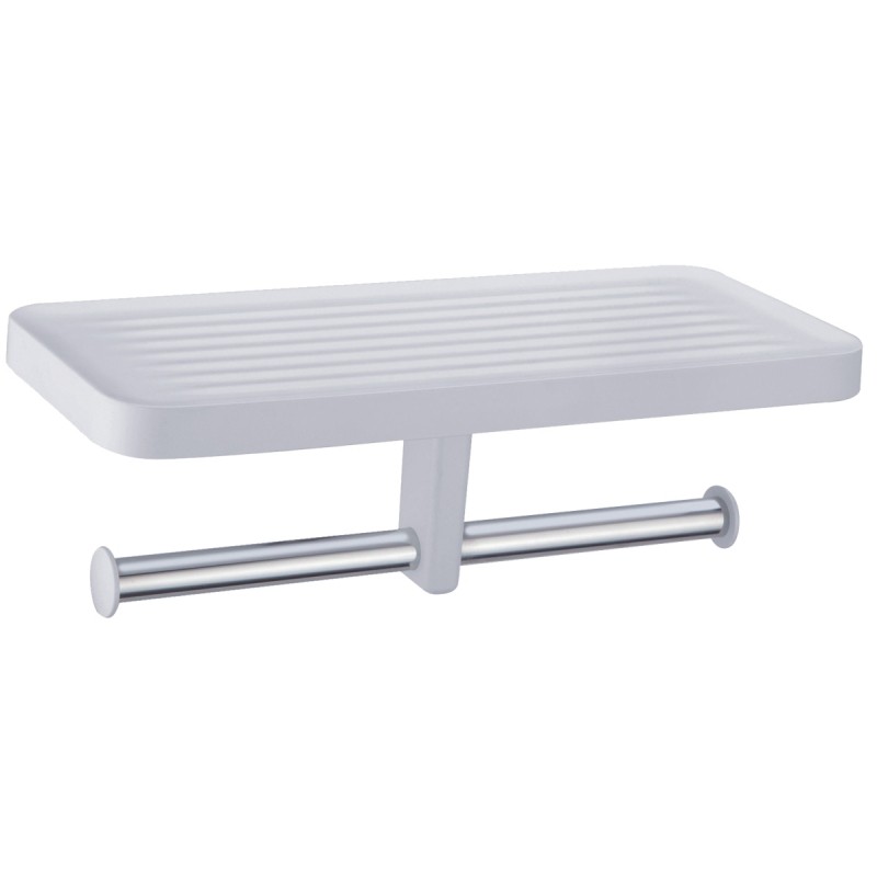 toilet paper holder<br>(white)