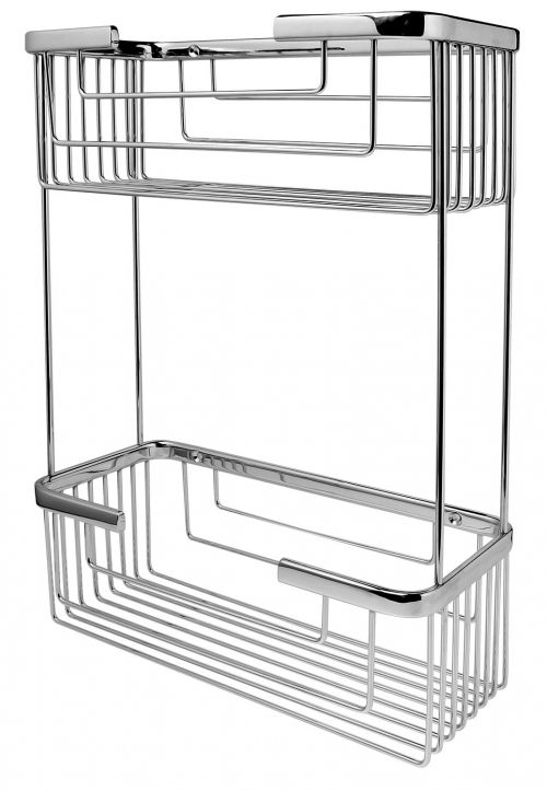 wire basket rectangle<br>double<br>(medium)