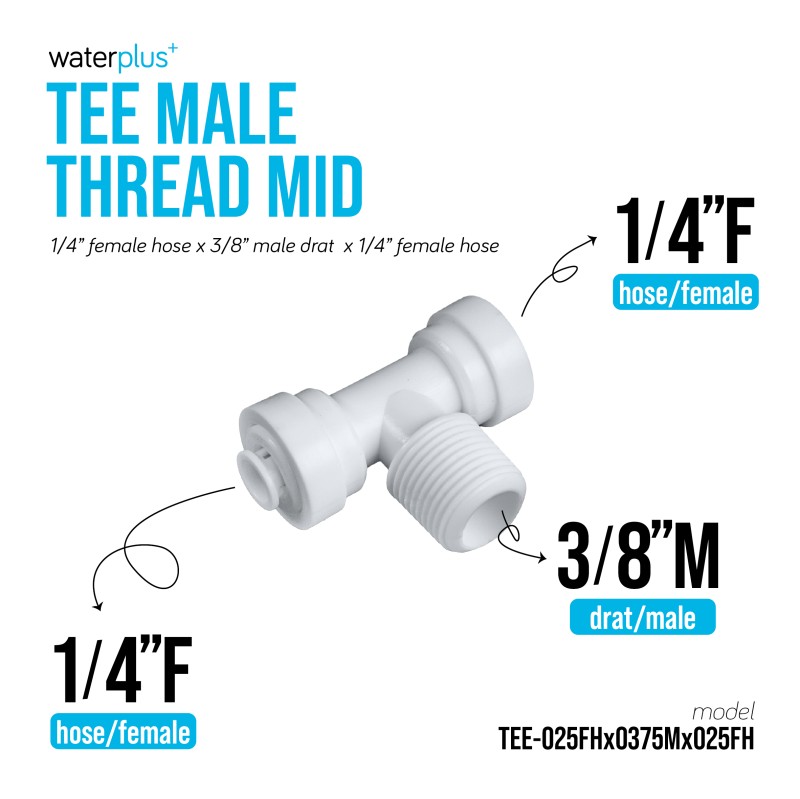 TEE-025FHx0375Mx025FH